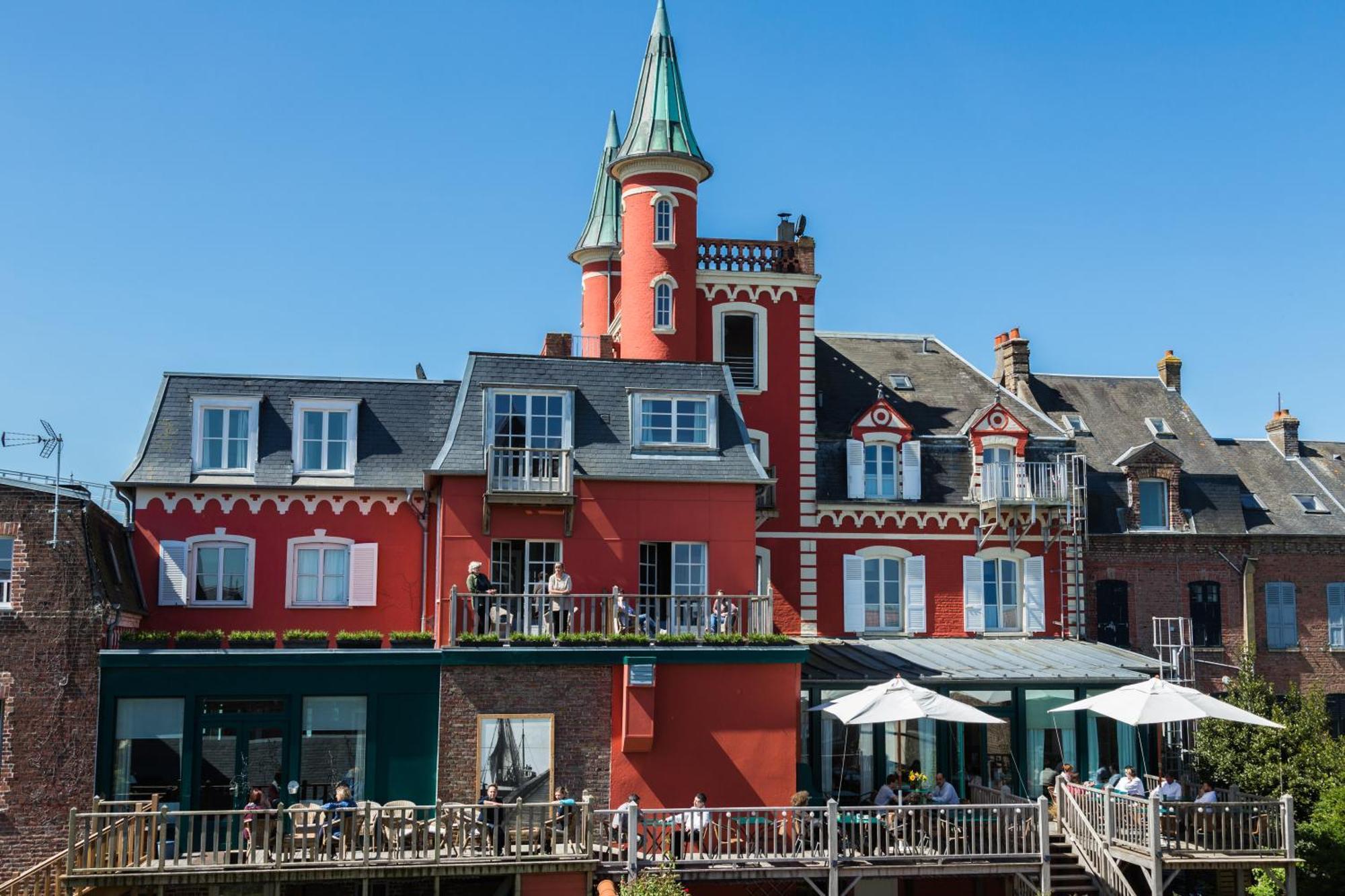 Hotel Restaurant Les Tourelles Le Crotoy Exterior photo